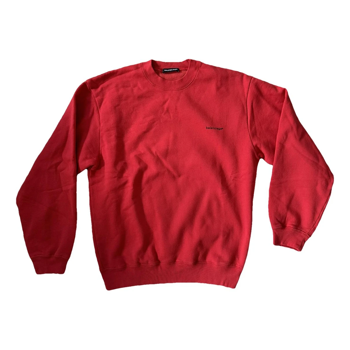 Pre-owned Balenciaga Sweatshirt In Red