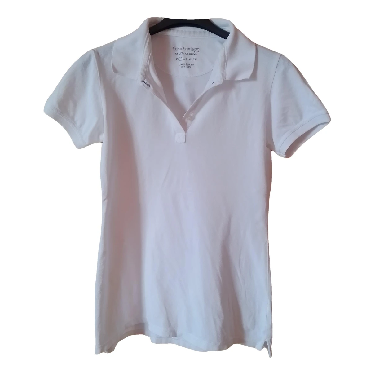 Pre-owned Calvin Klein Jeans Est.1978 Polo Shirt In White