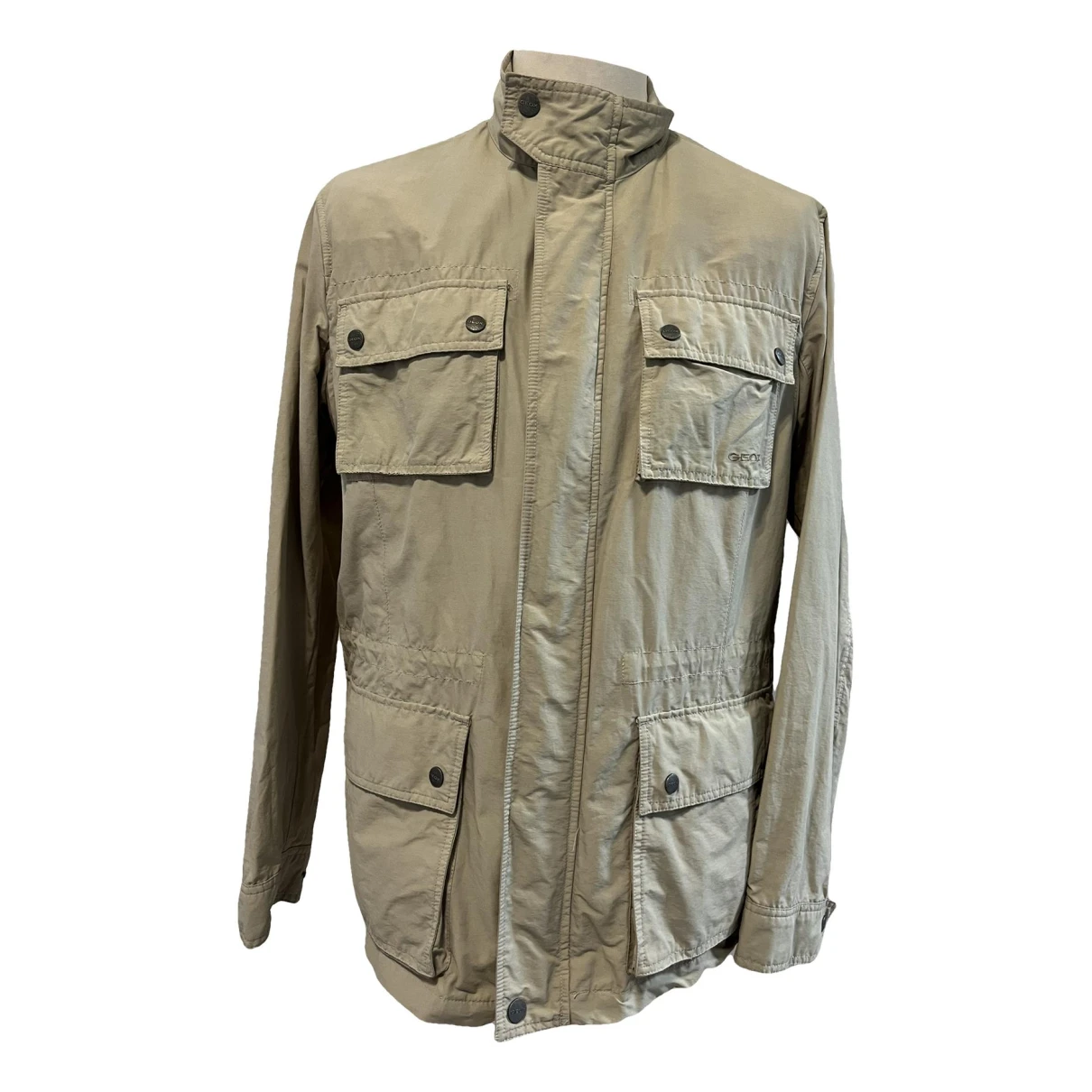 Pre-owned Geox Jacket In Camel