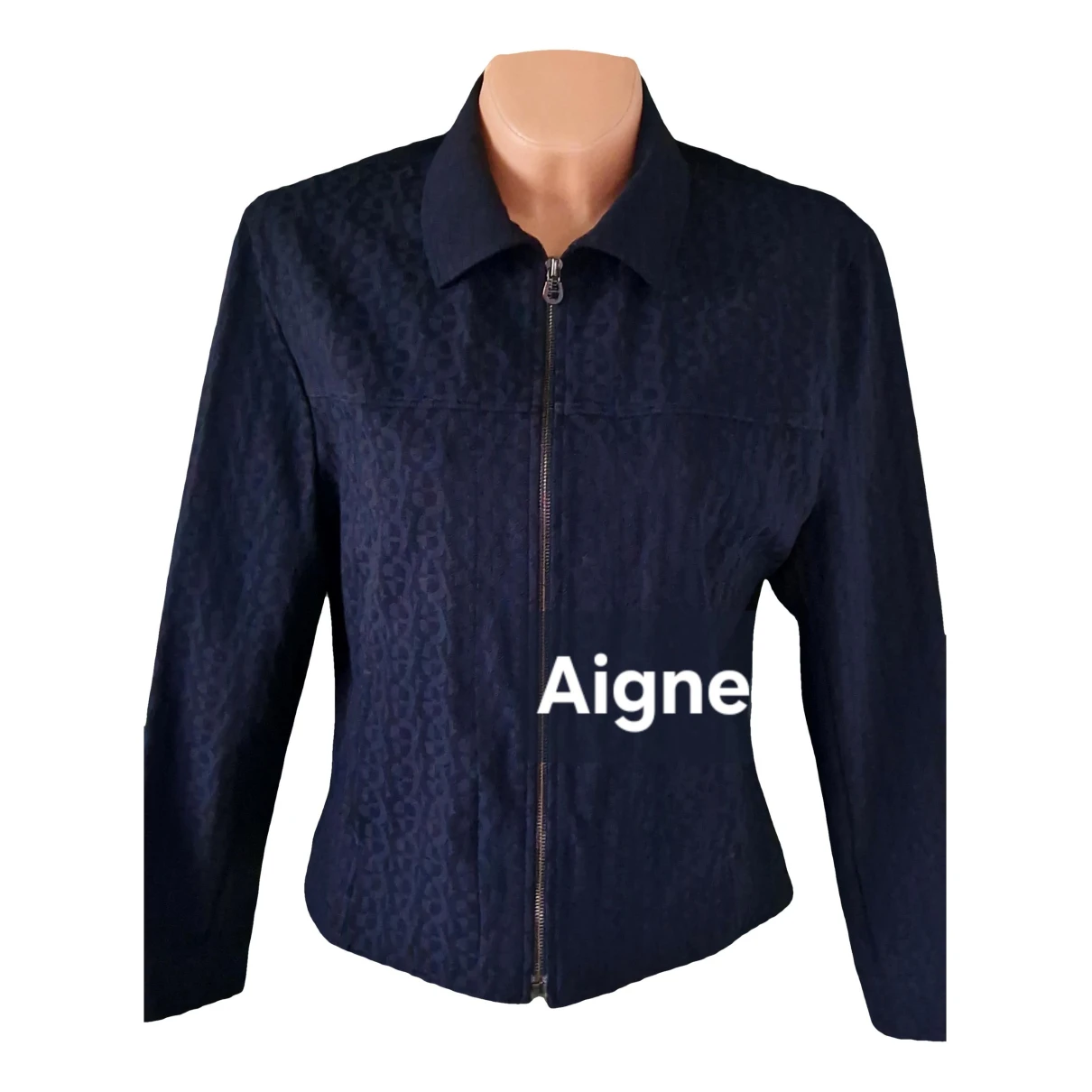 Pre-owned Aigner Jacket In Navy