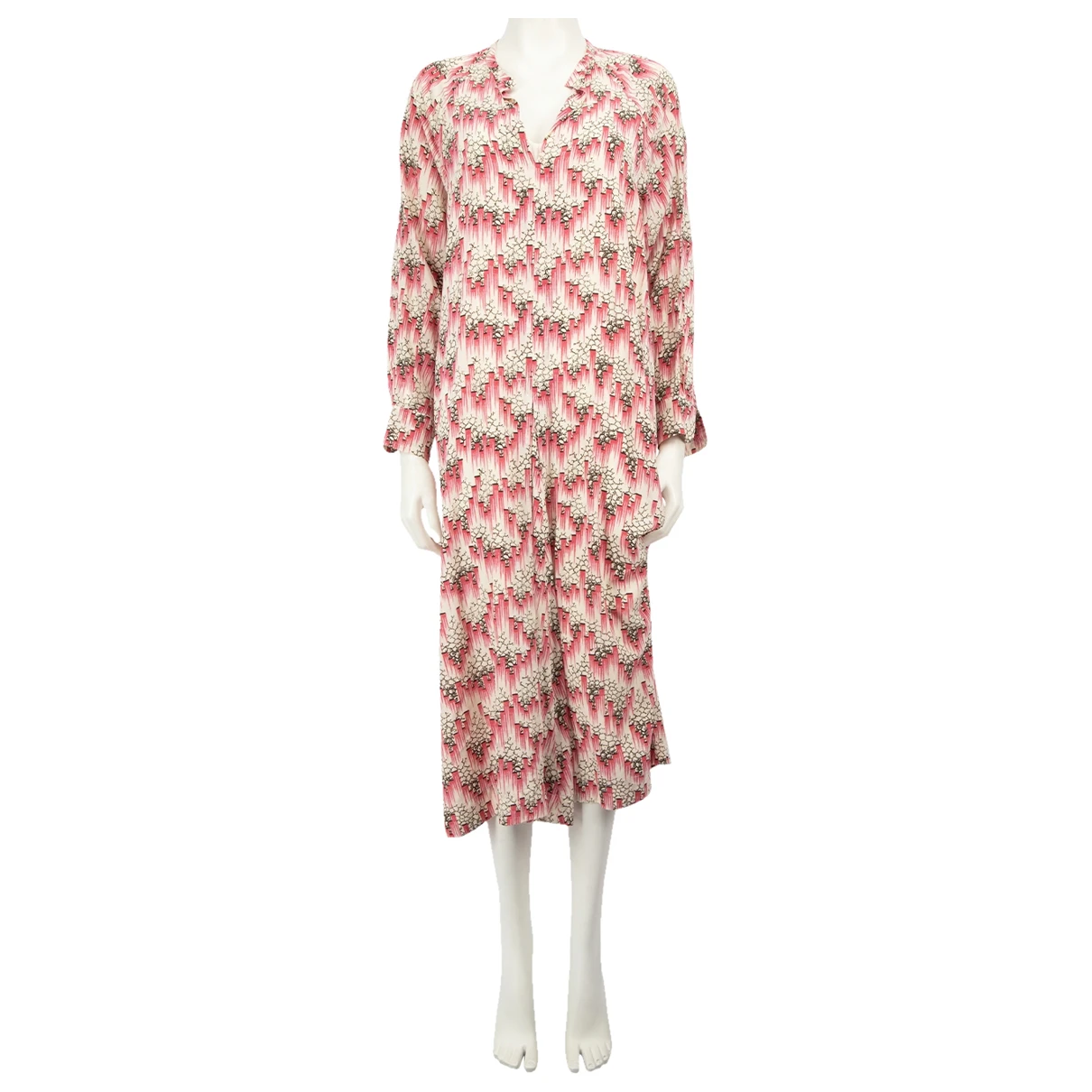 Pre-owned Isabel Marant Silk Dress In Pink