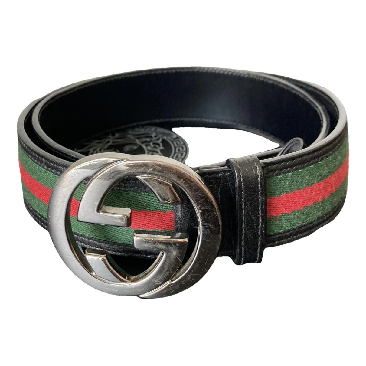 Pre-owned Gucci Cloth Belt In Other