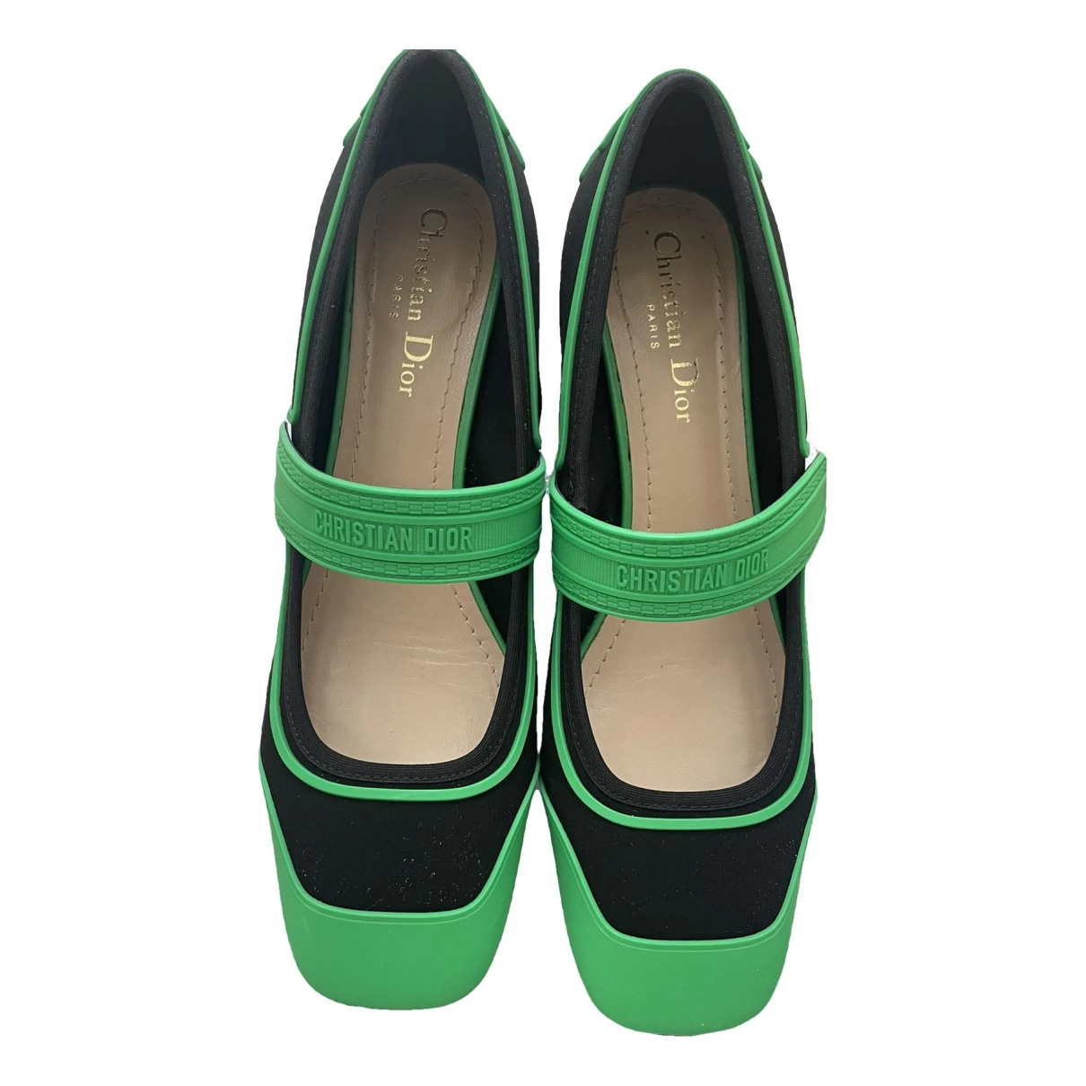 Pre-owned Dior Heels In Green
