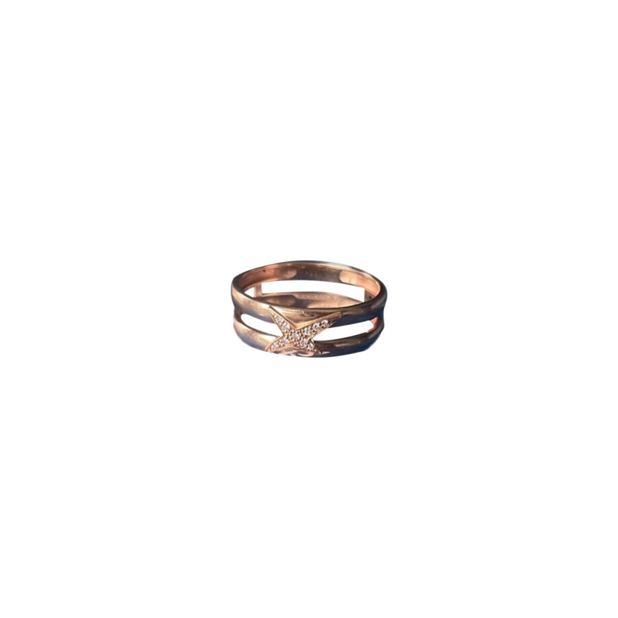 Pre-owned Mauboussin Etoiles Divines Pink Gold Ring
