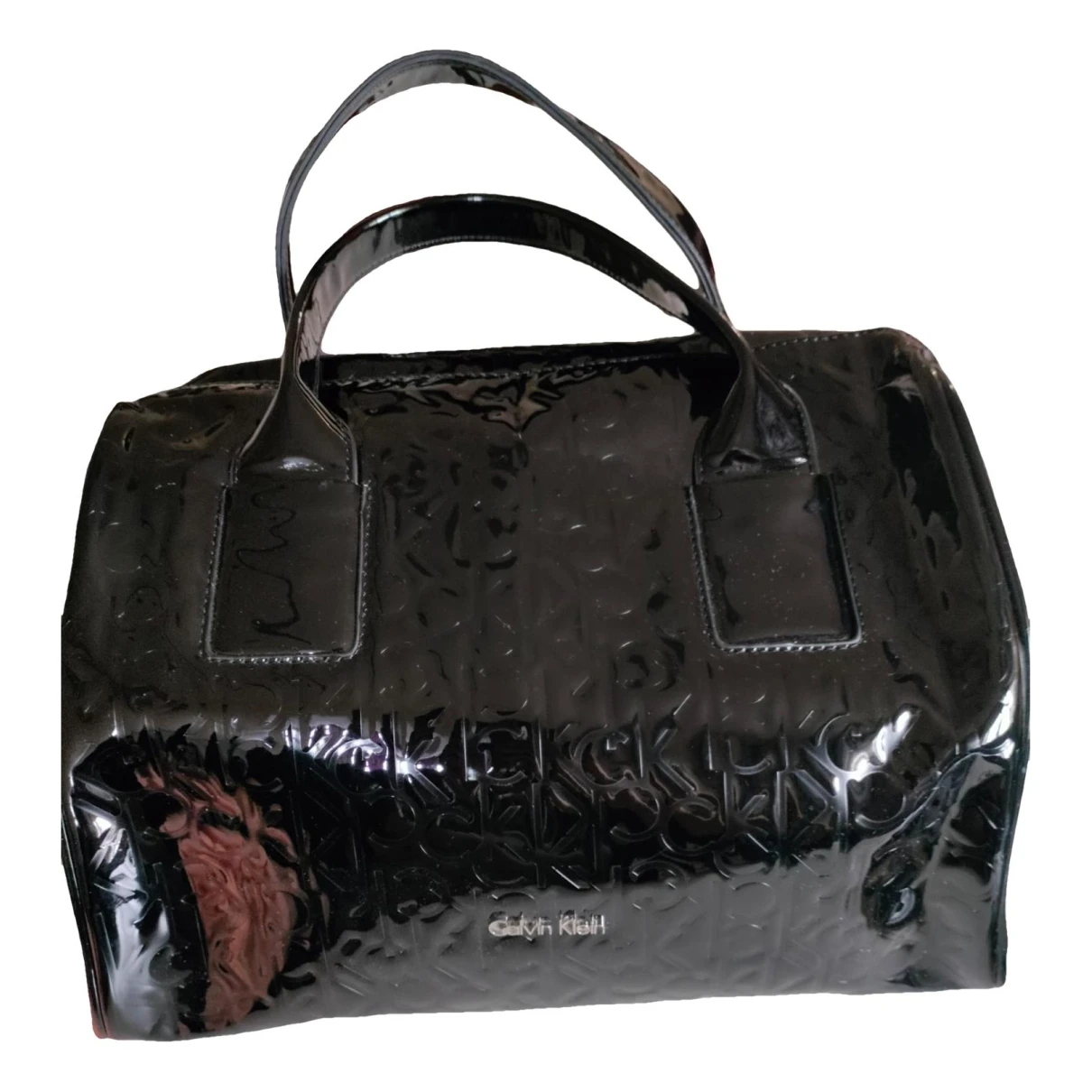 Pre-owned Calvin Klein Jeans Est.1978 Leather Handbag In Black