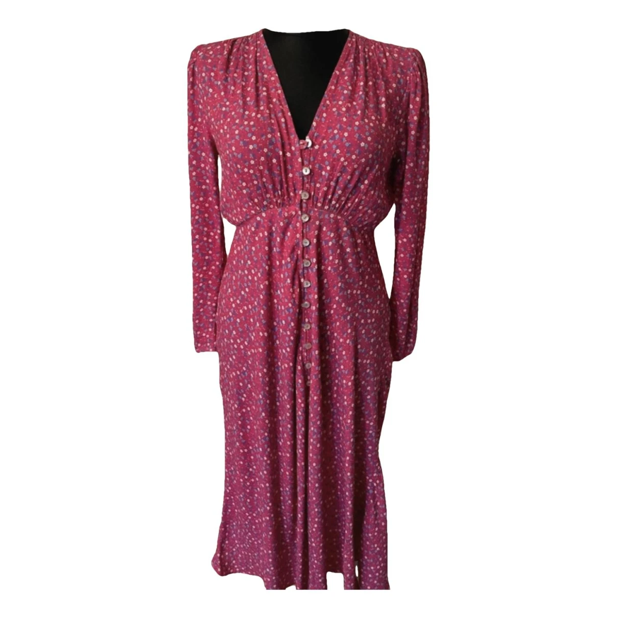Pre-owned Ghost London Maxi Dress In Pink