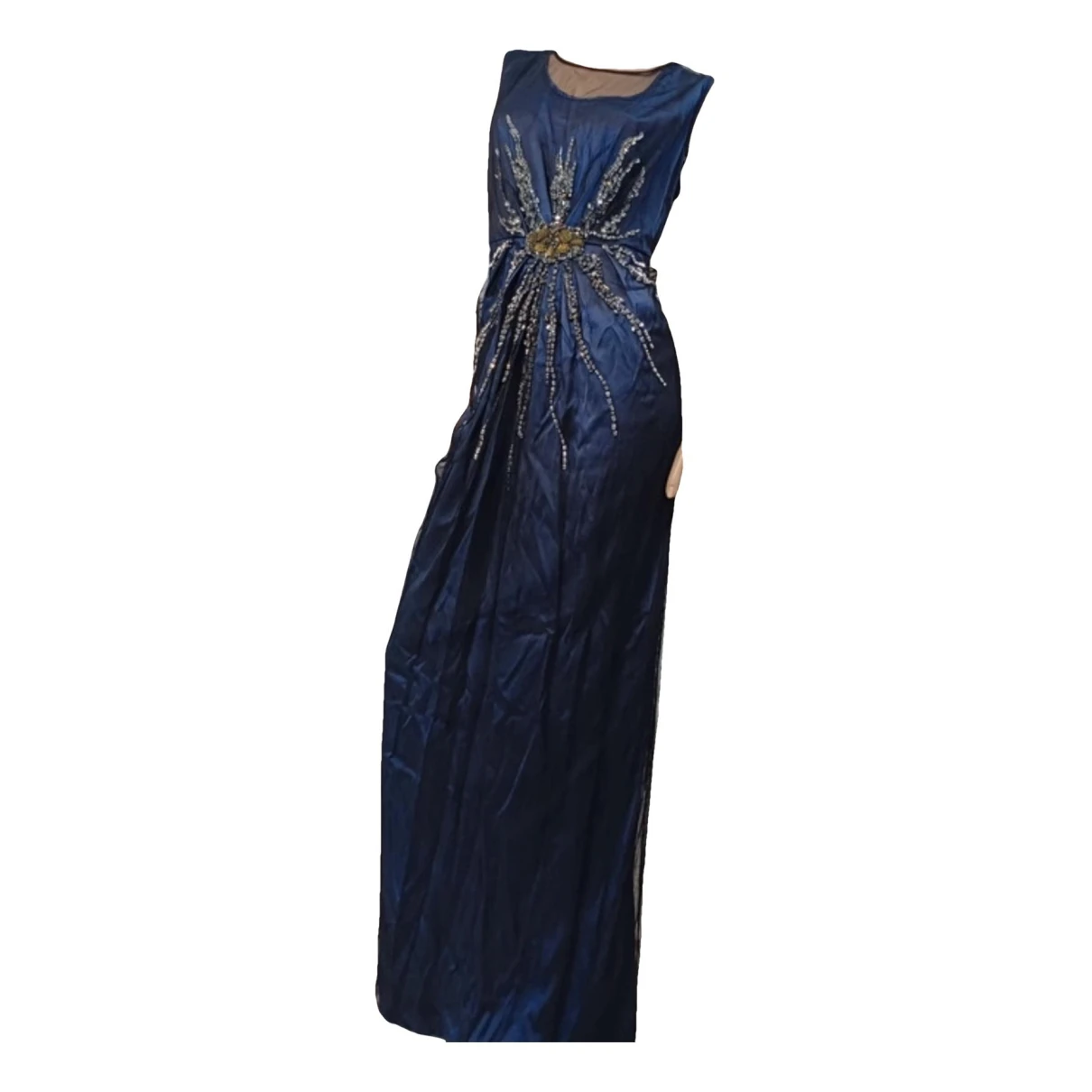 Pre-owned Marina Rinaldi Maxi Dress In Blue