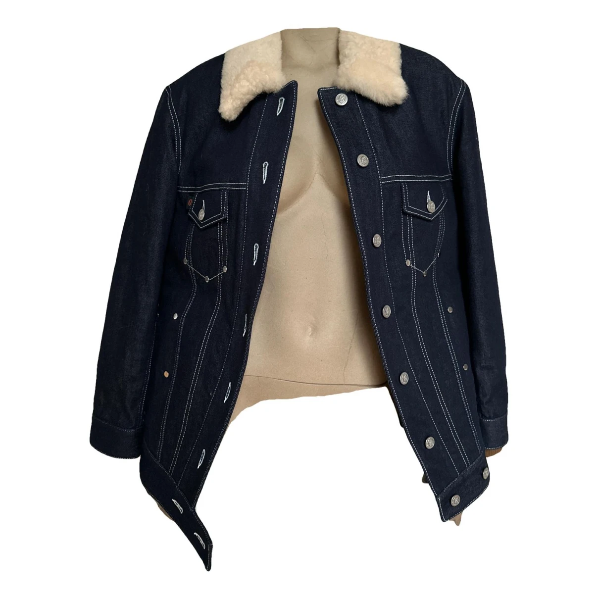 Pre-owned Chloé Jacket In Blue