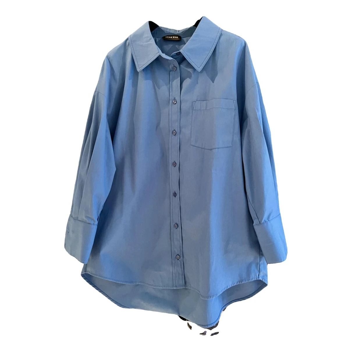 Pre-owned Anine Bing Shirt In Blue
