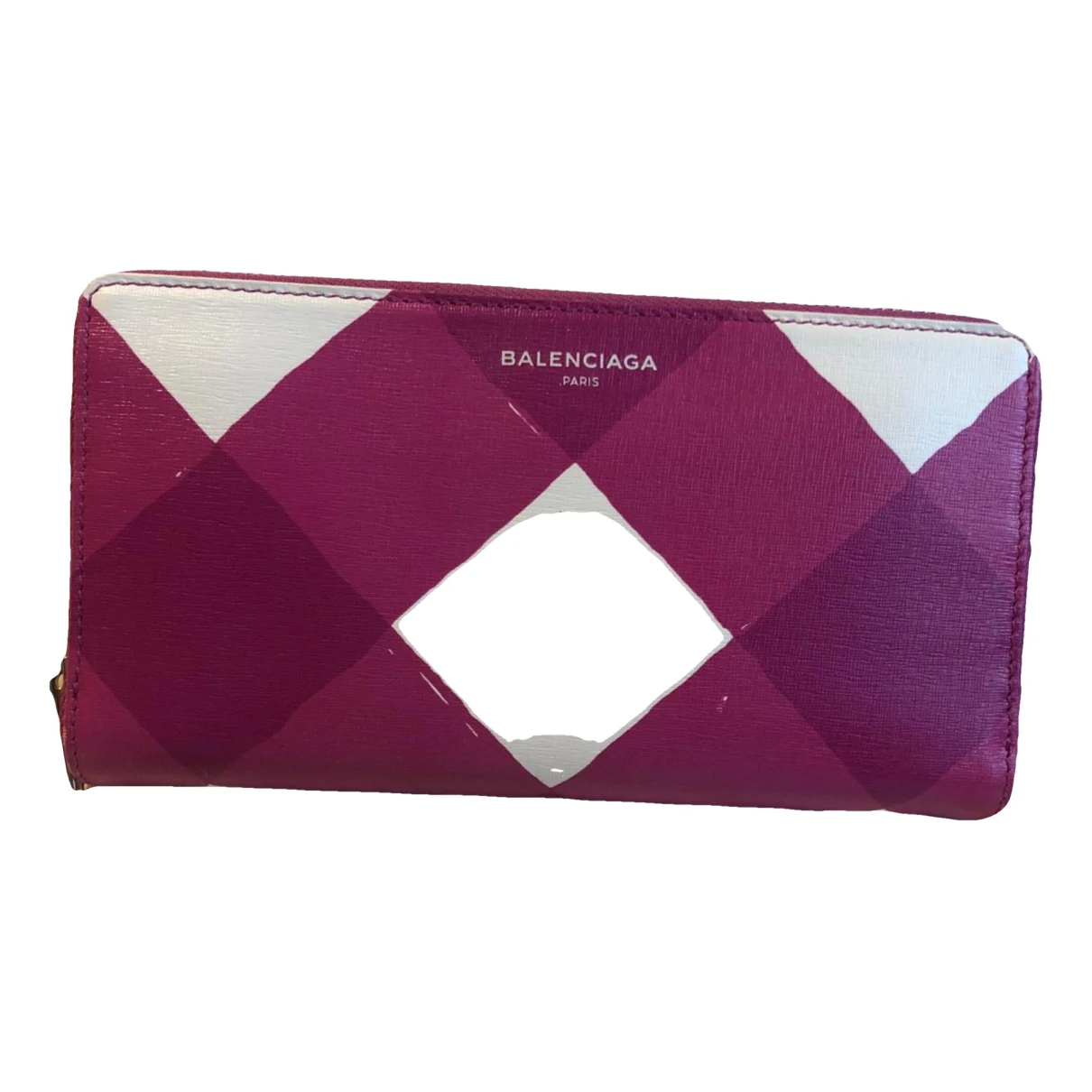 Pre-owned Balenciaga Leather Wallet In Multicolour