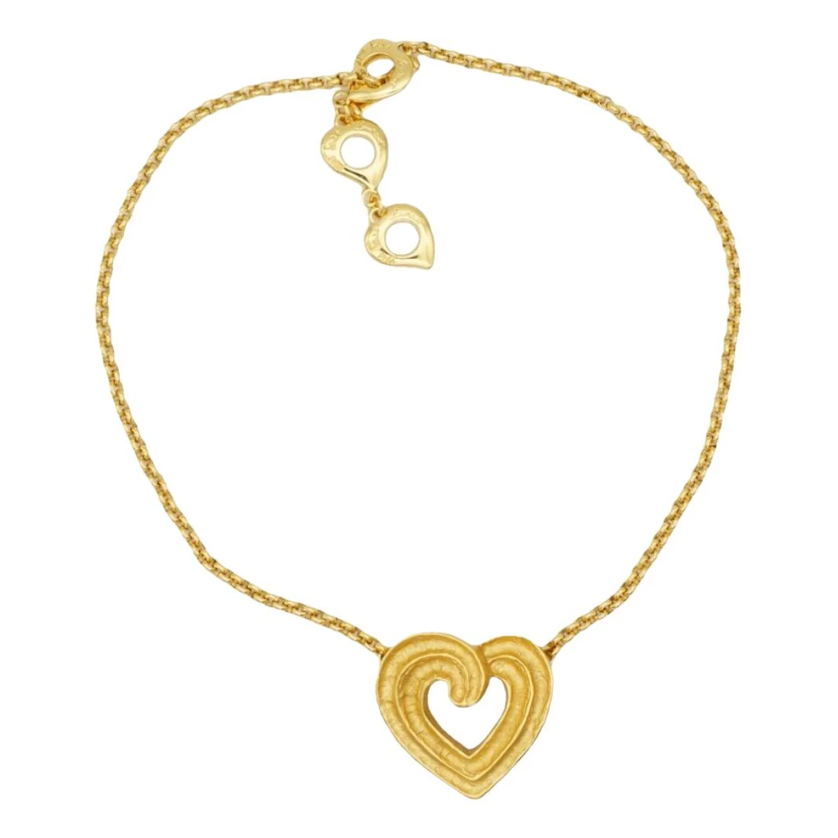 Pre-owned Saint Laurent Arty Necklace In Gold