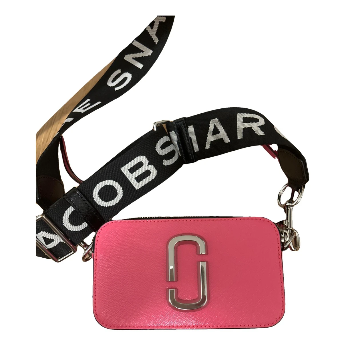 Pre-owned Marc Jacobs Leather Crossbody Bag In Pink