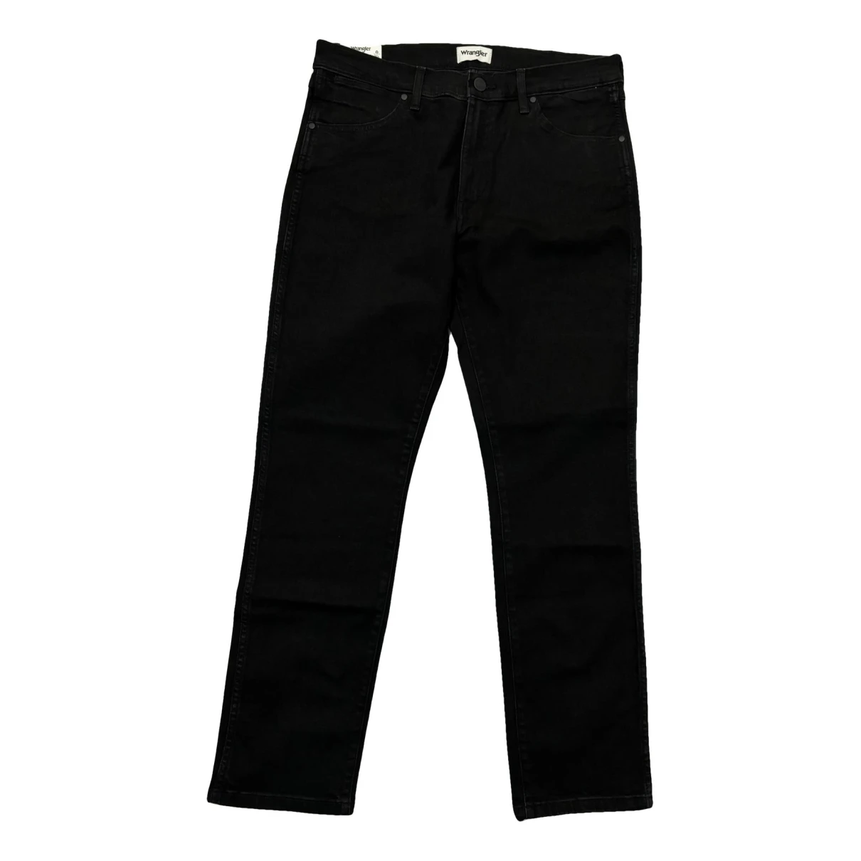 Pre-owned Wrangler Slim Jean In Black