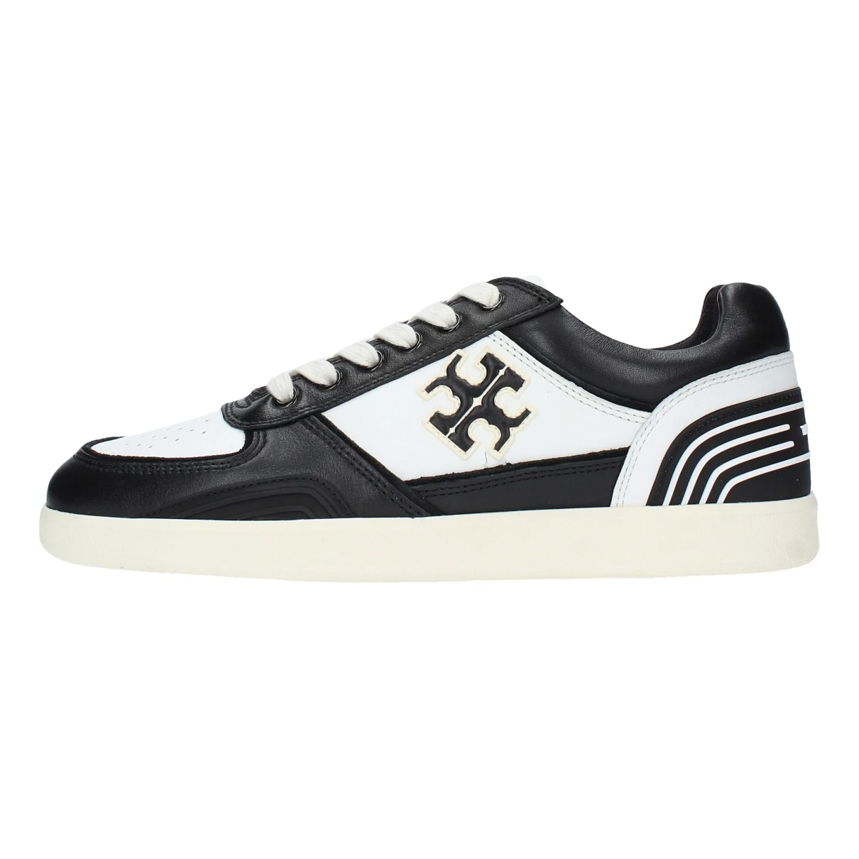 Pre-owned Tory Burch Leather Trainers In Multicolour
