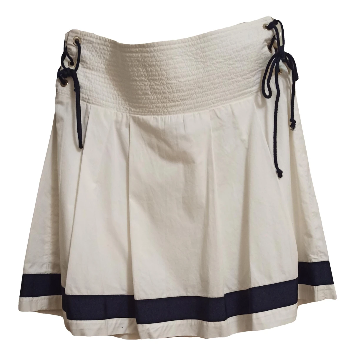 Pre-owned Marina Yachting Skirt In White
