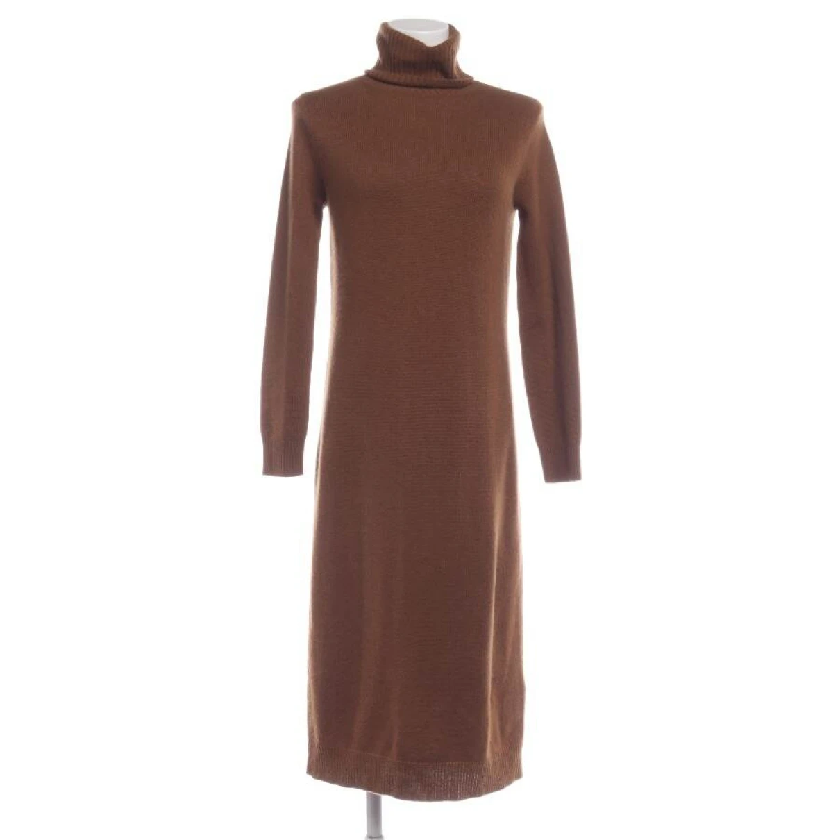 Pre-owned Max Mara Wool Dress In Brown
