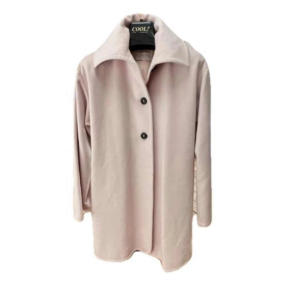 Pre-owned Valentino Cashmere Coat In Pink