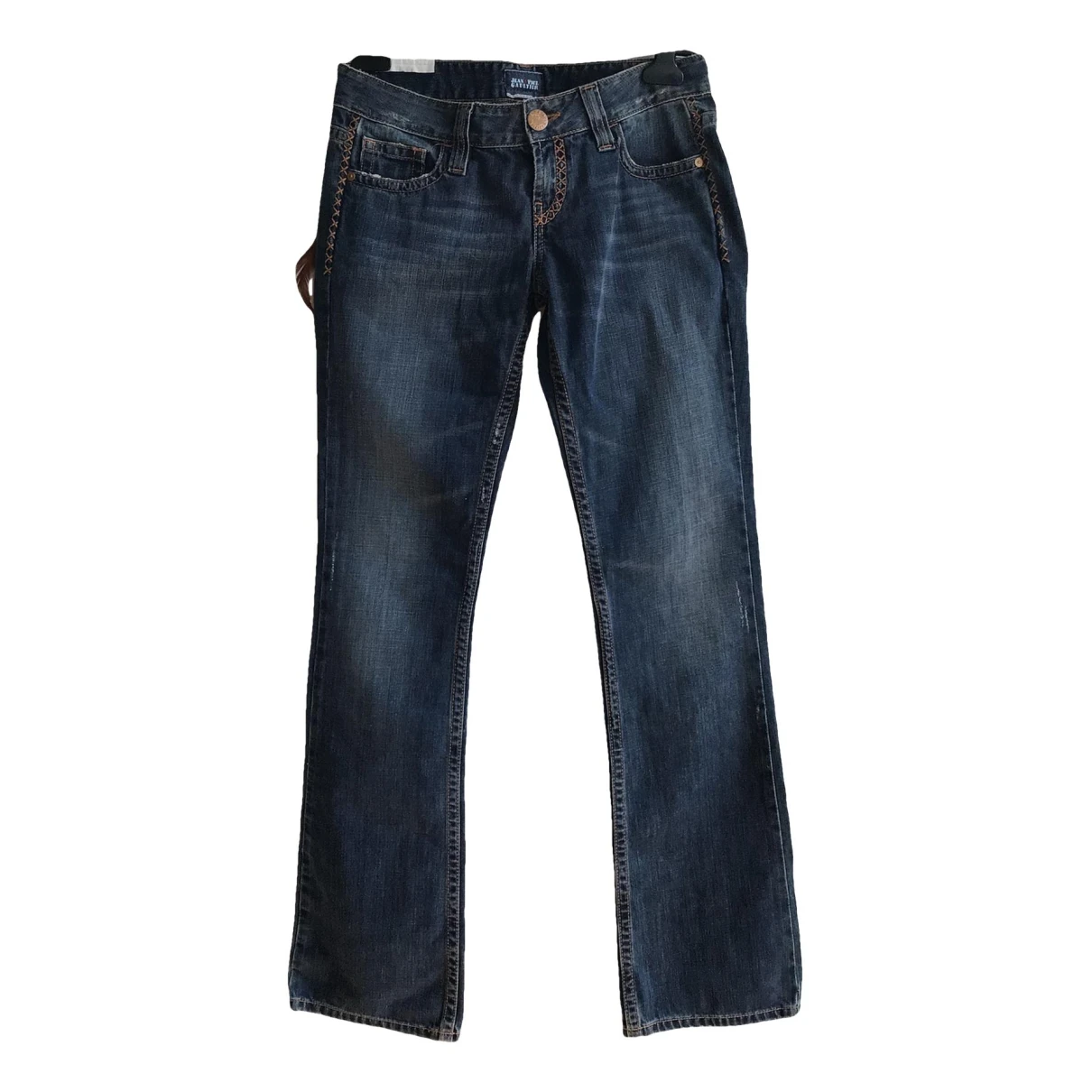 Pre-owned Jean Paul Gaultier Bootcut Jeans In Blue
