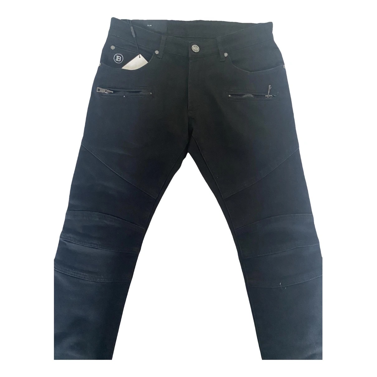 Pre-owned Balmain Jeans In Black