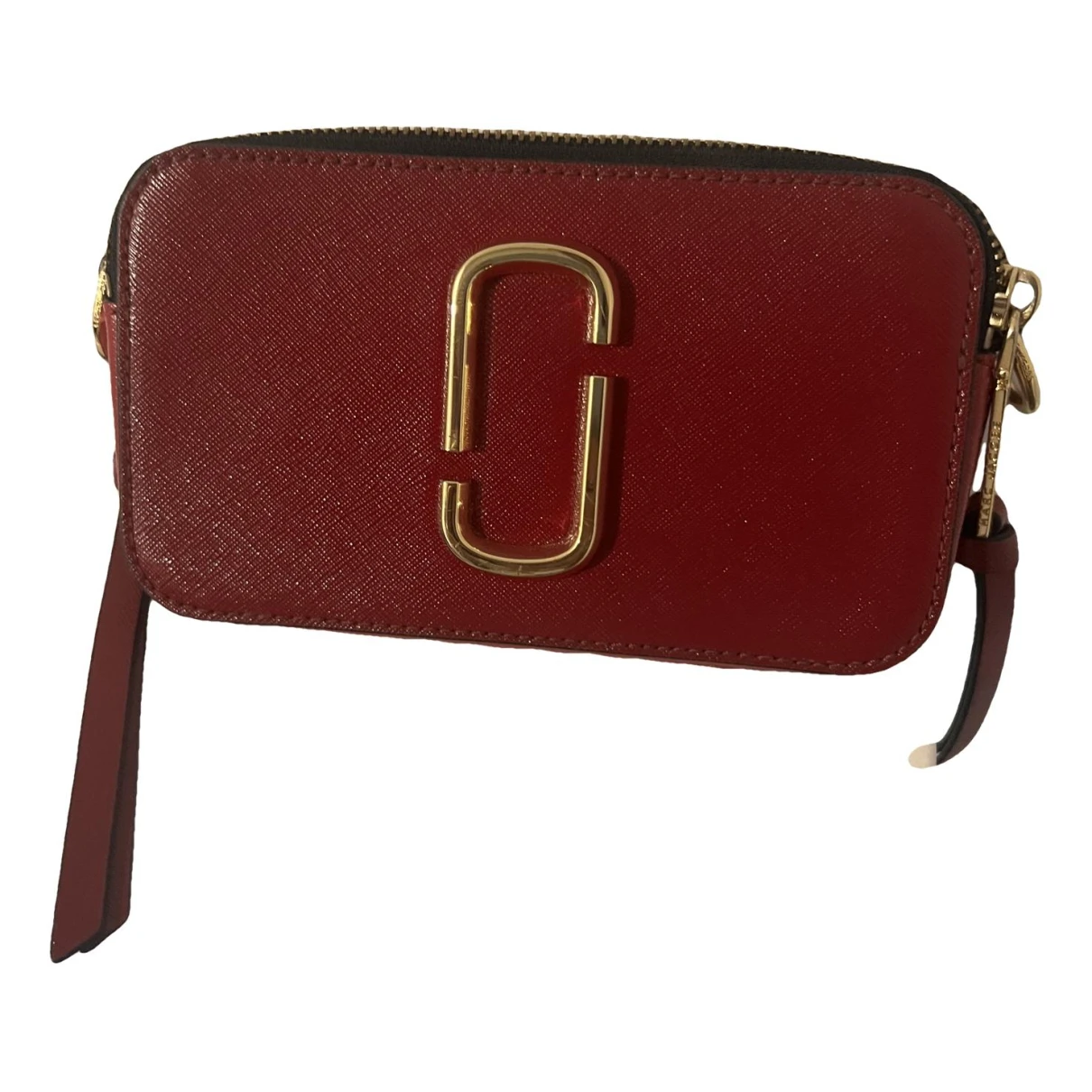 Pre-owned Marc Jacobs Snapshot Leather Bag In Red
