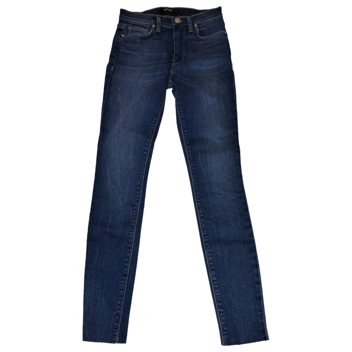 Pre-owned Hudson Slim Jeans In Blue