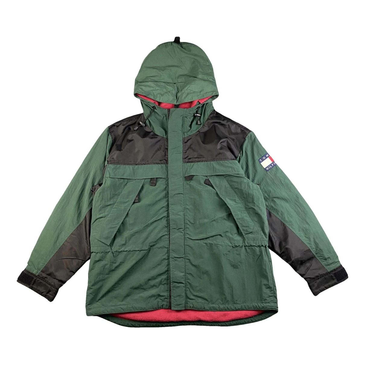 Pre-owned Tommy Hilfiger Jacket In Green
