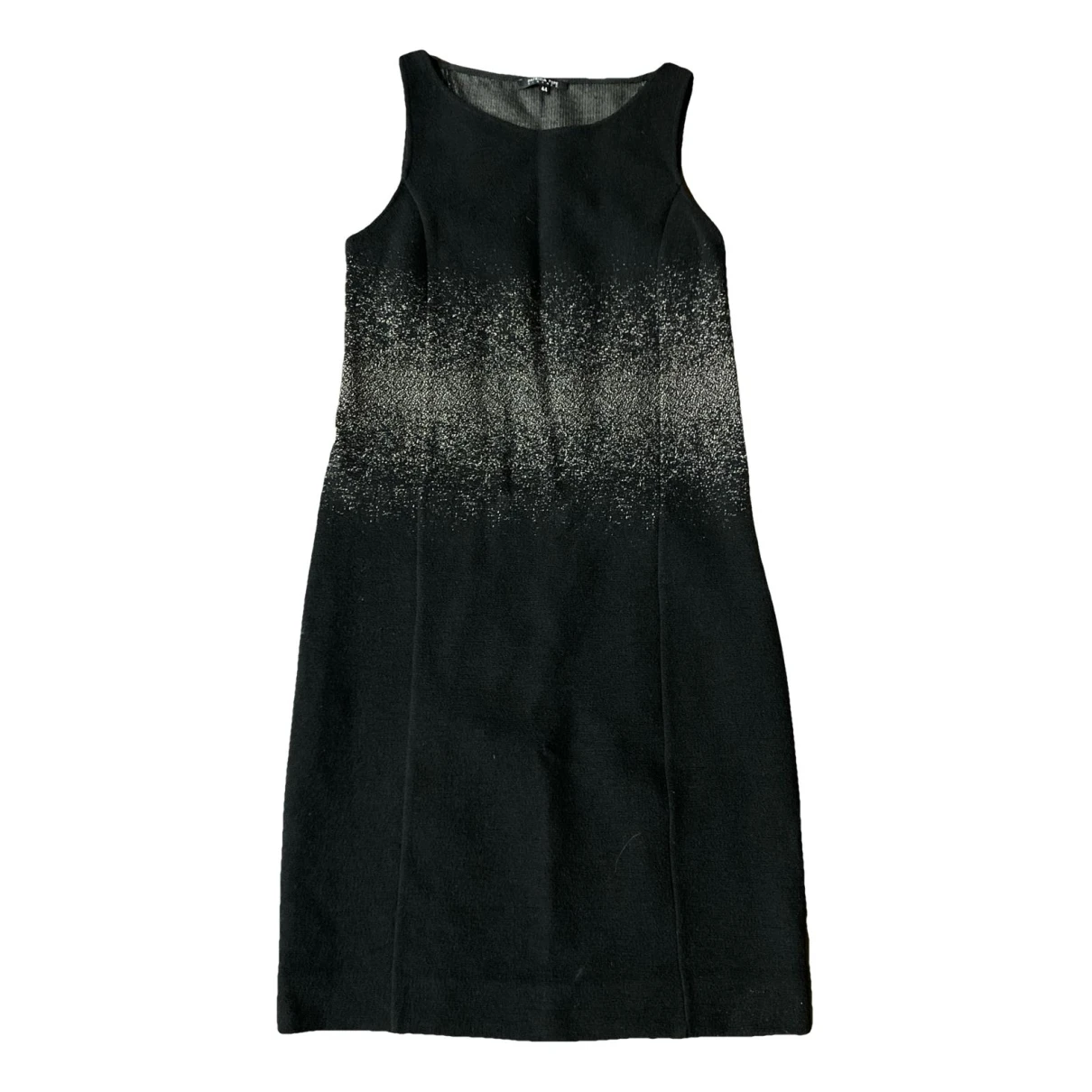 Pre-owned Patrizia Pepe Wool Mid-length Dress In Black
