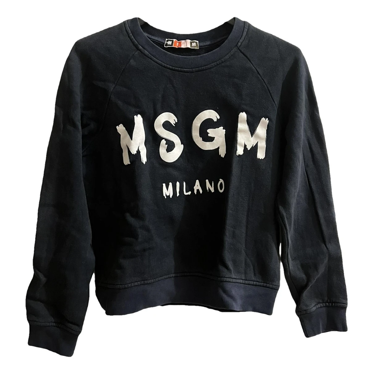Pre-owned Msgm Sweatshirt In Blue