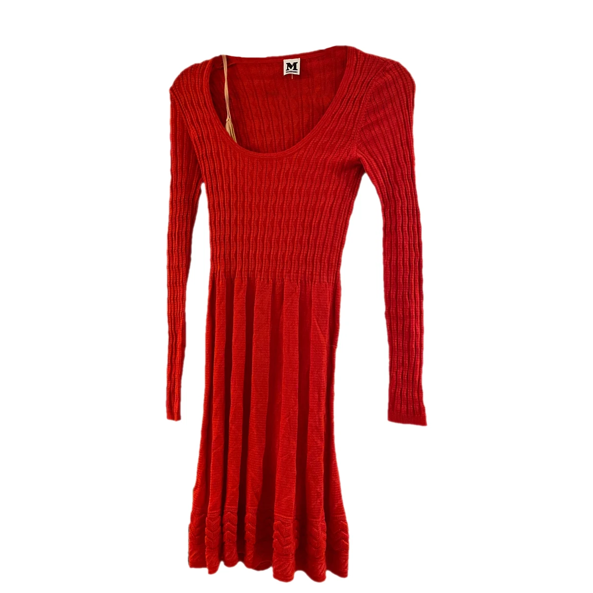 Pre-owned M Missoni Mini Dress In Red