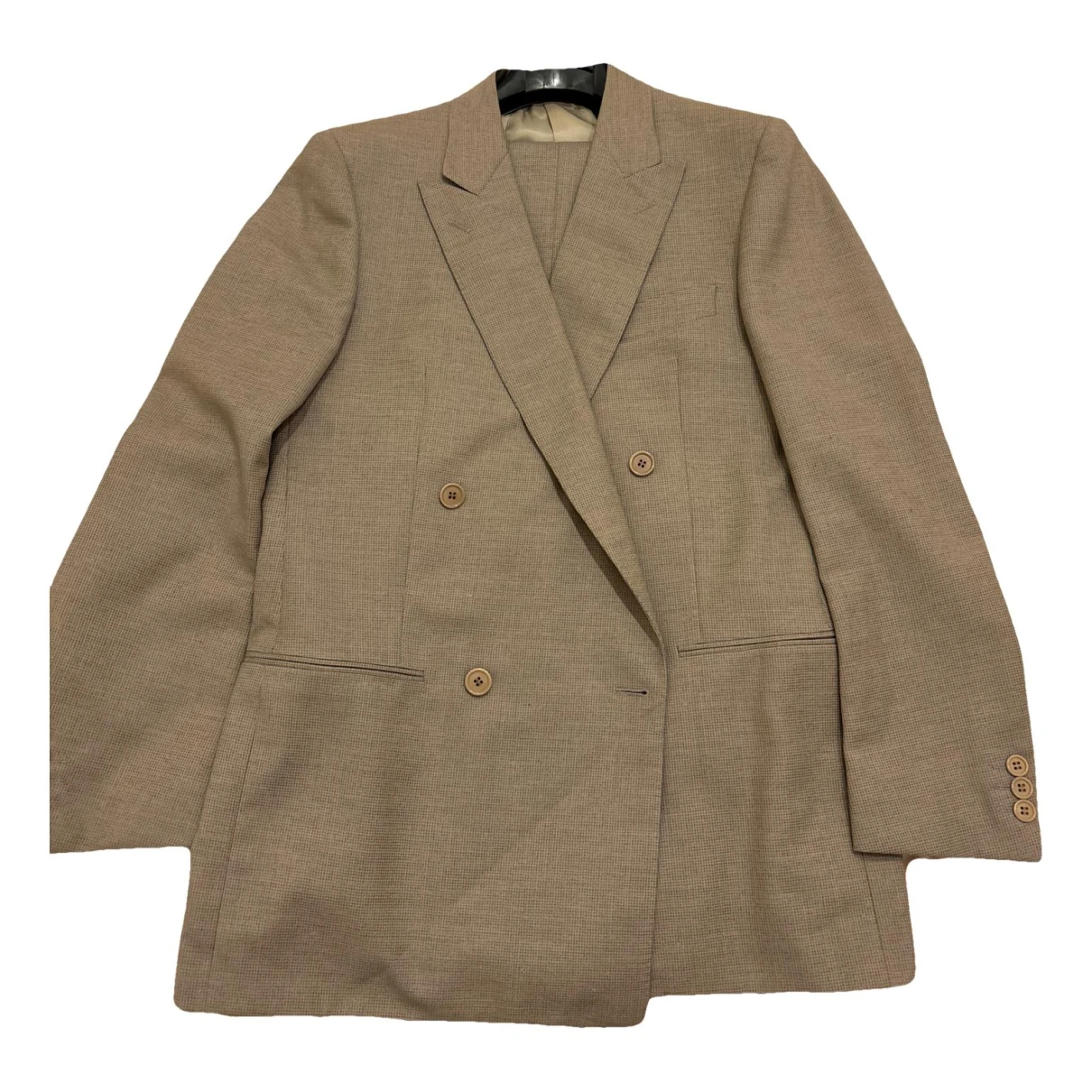Pre-owned Corneliani Wool Suit In Beige