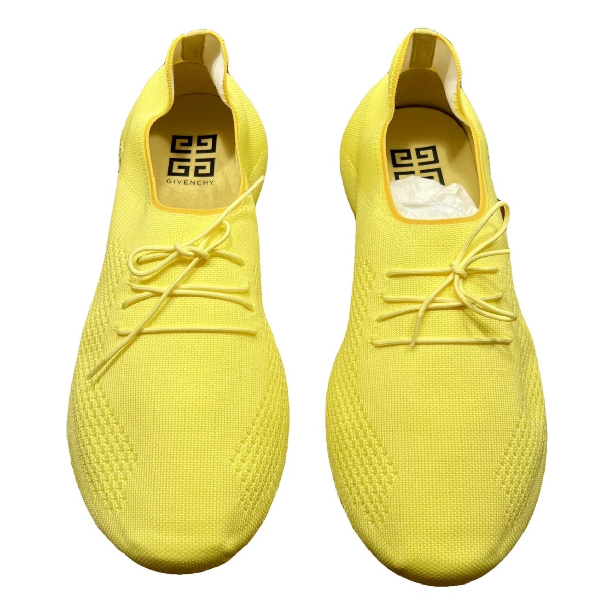 Pre-owned Givenchy Low Trainers In Yellow