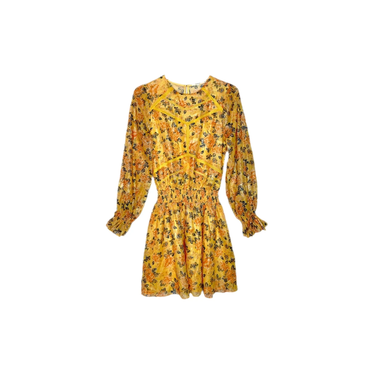 Pre-owned Tularosa Mini Dress In Yellow