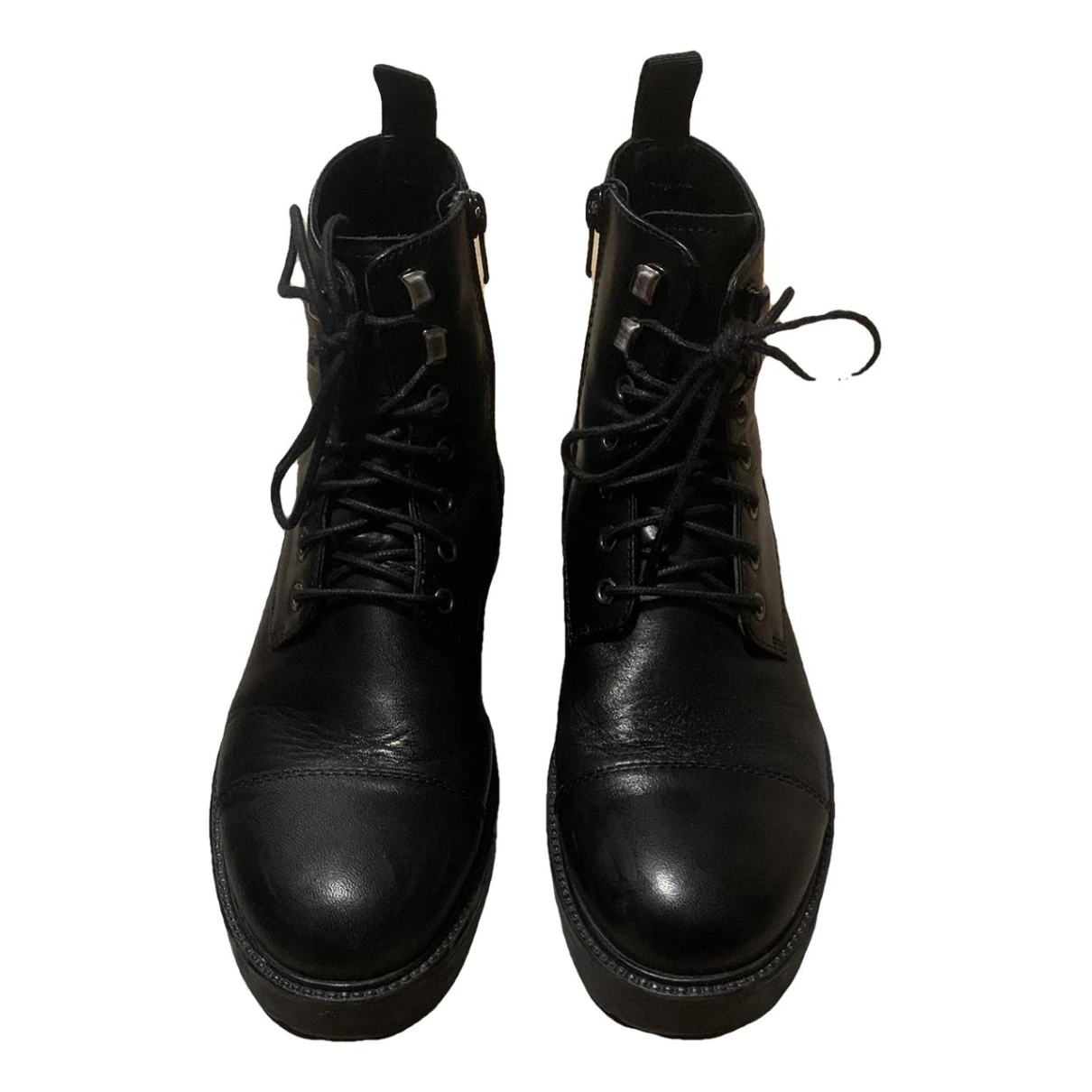 Pre-owned Vagabond Leather Boots In Black