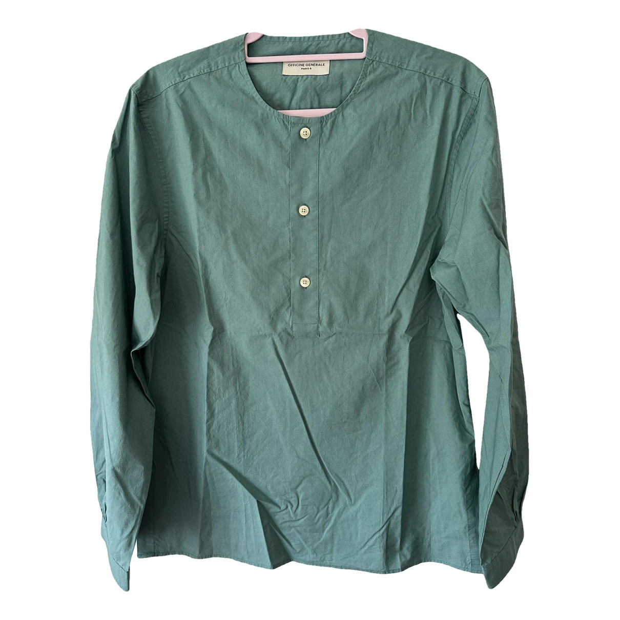 Pre-owned Officine Generale Shirt In Green