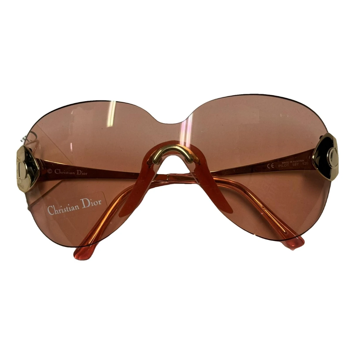 Pre-owned Dior Sunglasses In Pink