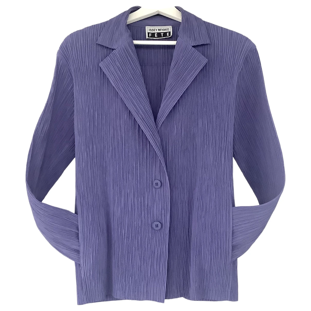 Pre-owned Issey Miyake Jacket In Purple