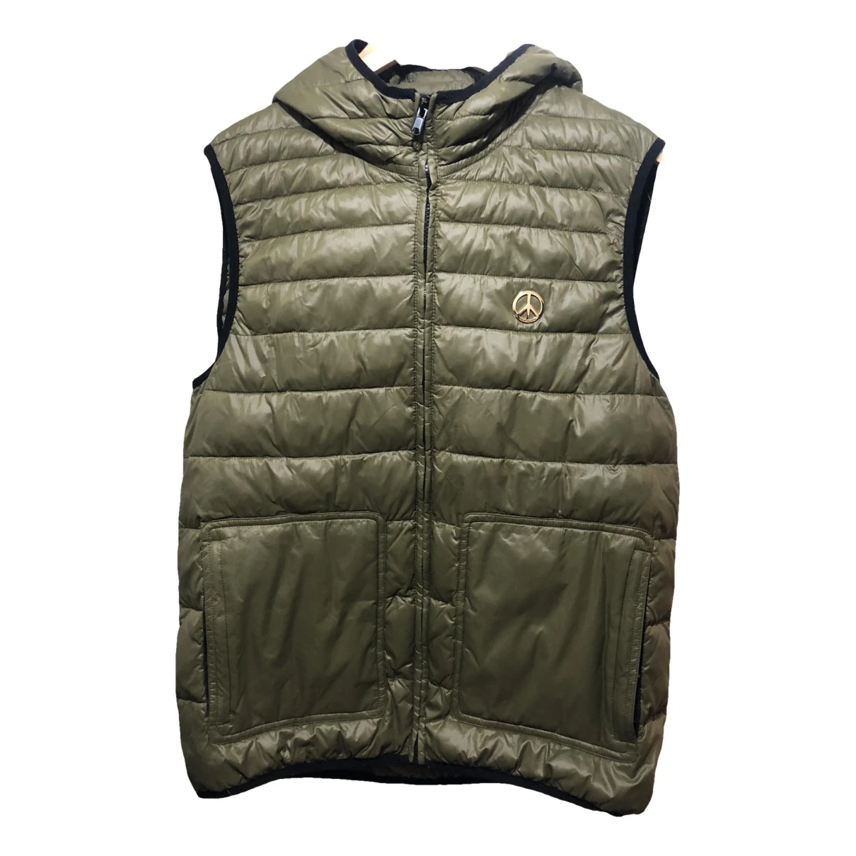 Pre-owned Moschino Love Vest In Green