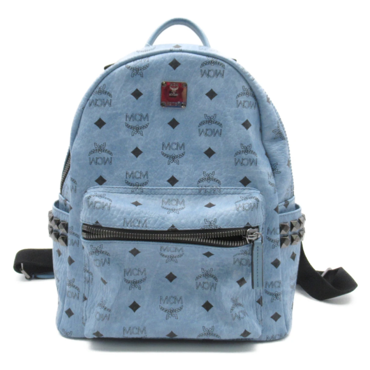 Pre-owned Mcm Leather Bag In Blue