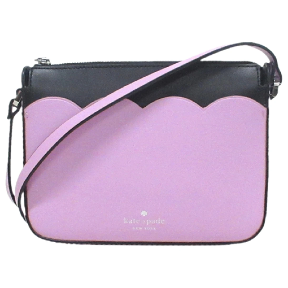 Pre-owned Kate Spade Leather Handbag In Purple