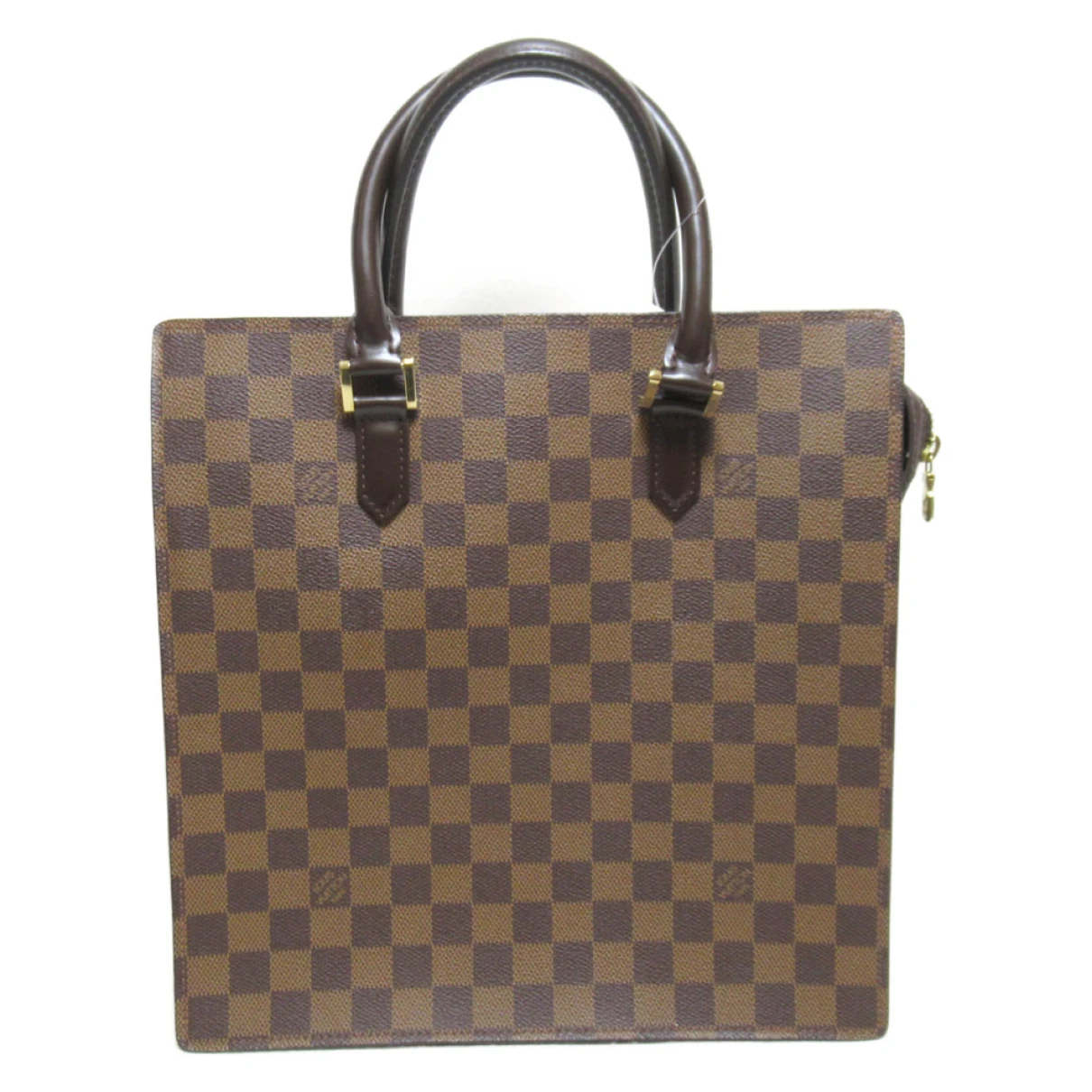 Pre-owned Louis Vuitton Venice Leather Tote In Brown