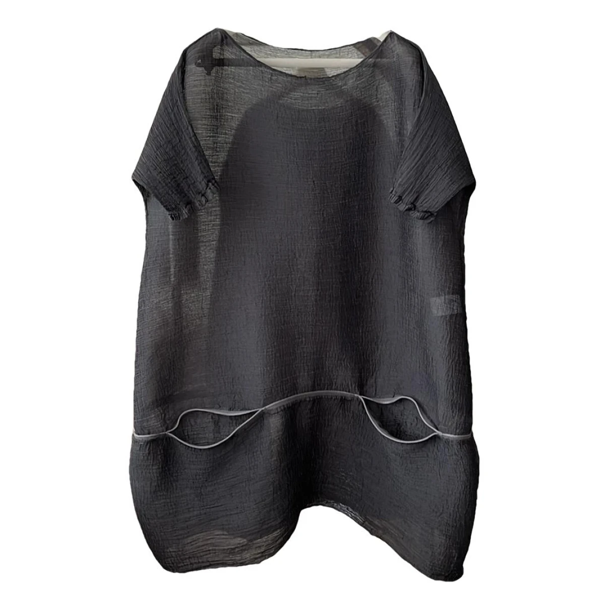 Pre-owned Issey Miyake Tunic In Grey