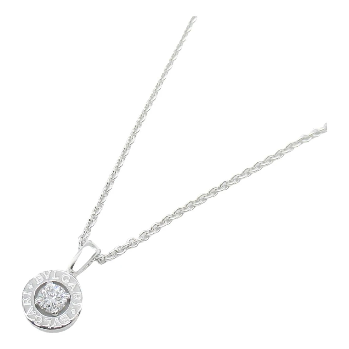 Pre-owned Bvlgari Bulgari White Gold Necklace In Other