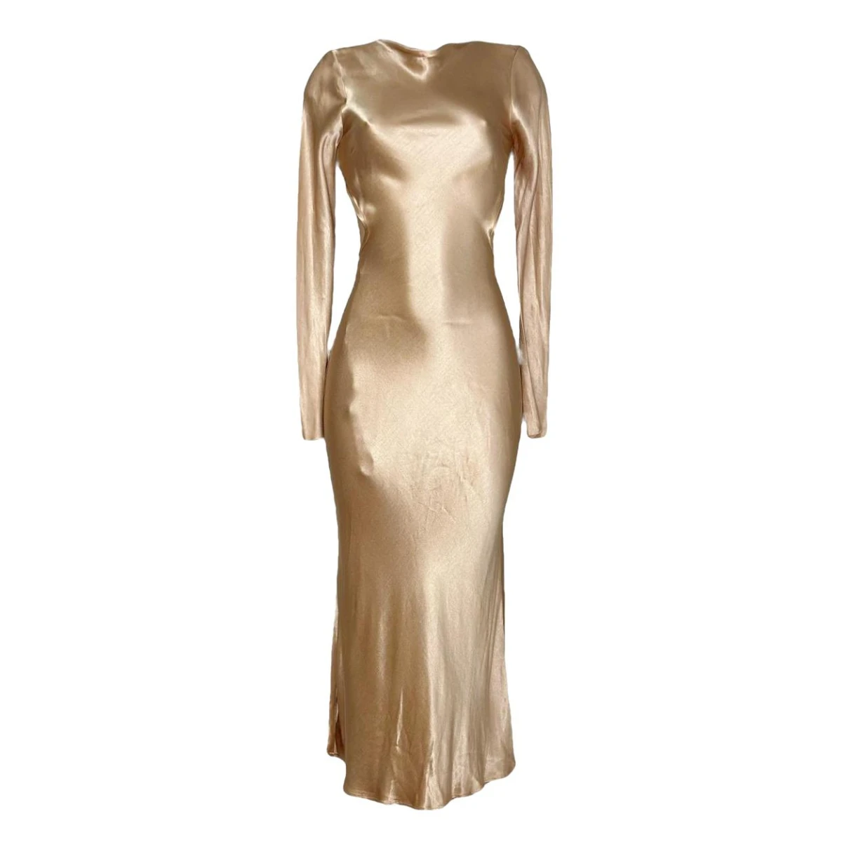 Pre-owned Bec & Bridge Mid-length Dress In Gold