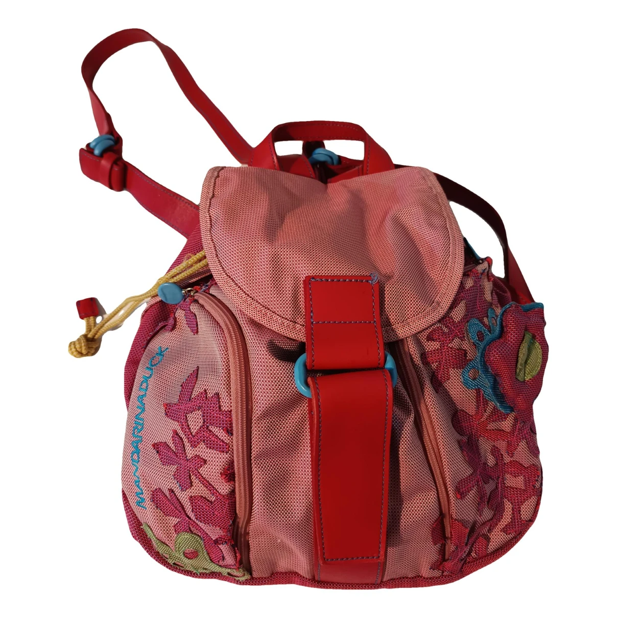 Pre-owned Mandarina Duck Backpack In Red