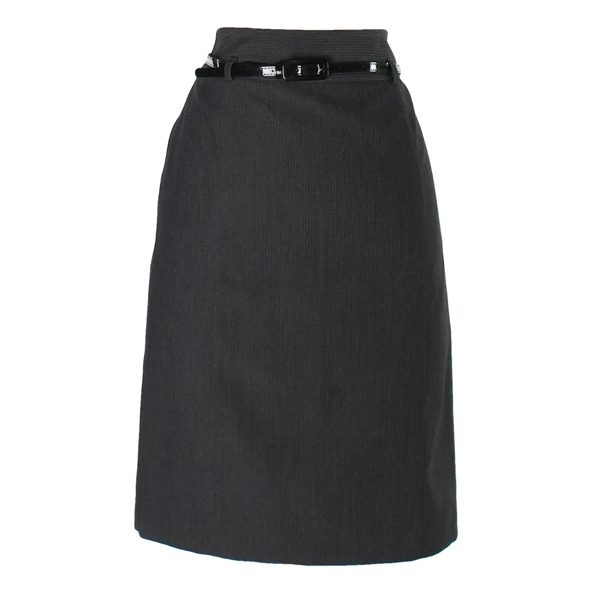 Pre-owned Kenneth Cole Mid-length Skirt In Grey