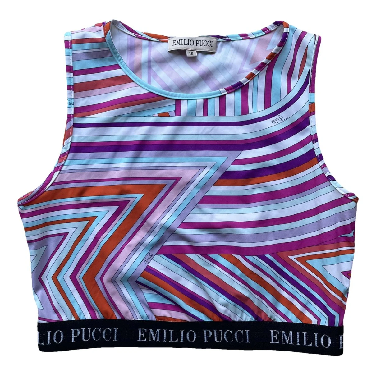 Pre-owned Emilio Pucci Camisole In Multicolour