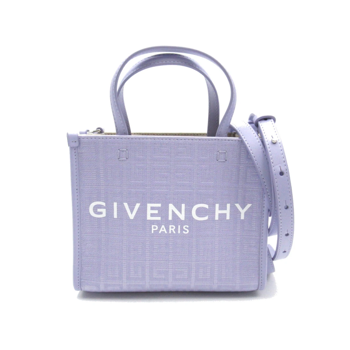 Pre-owned Givenchy Leather Bag In Purple