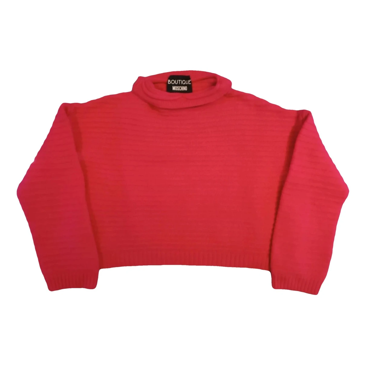 Pre-owned Moschino Wool Jumper In Pink