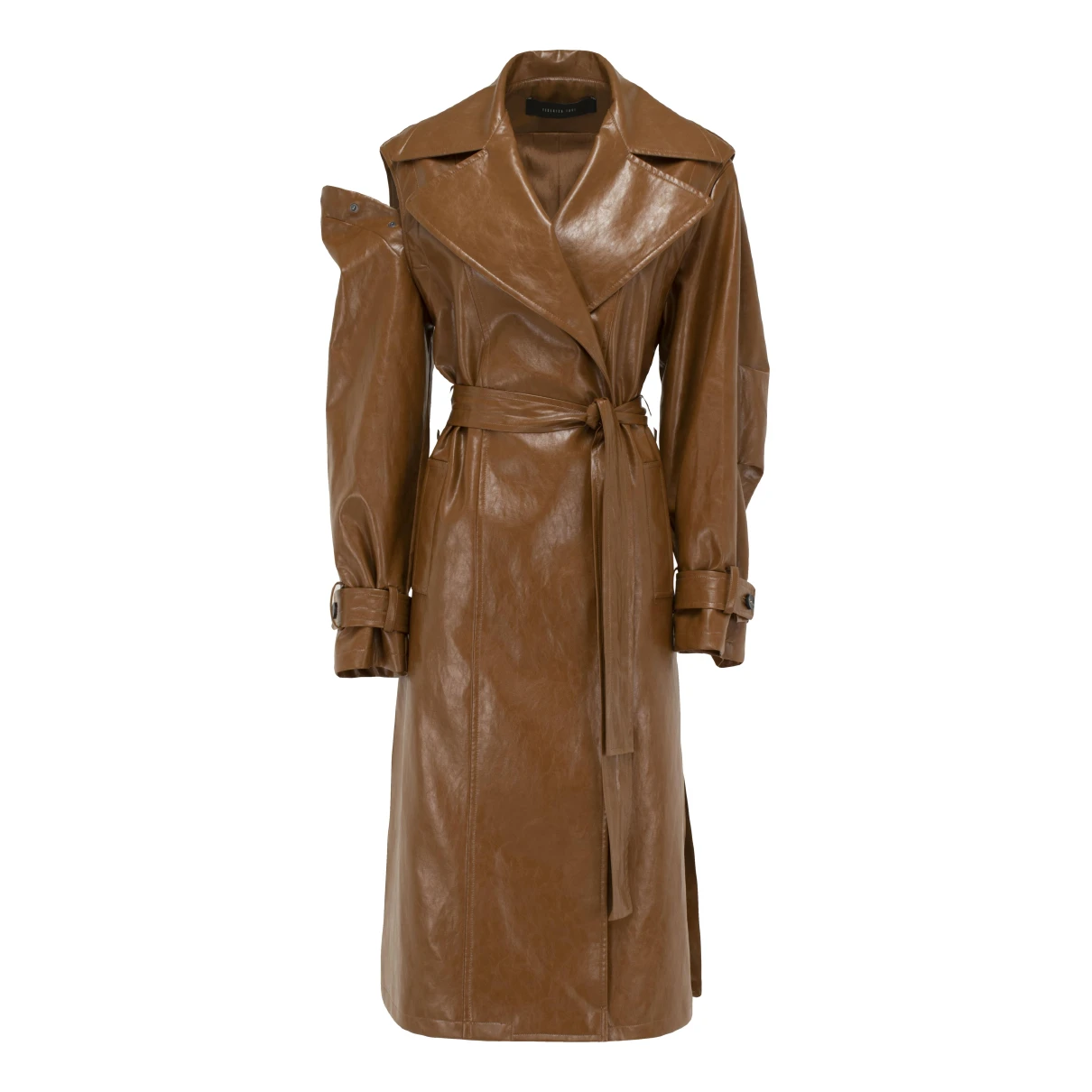 Pre-owned Federica Tosi Caban In Brown
