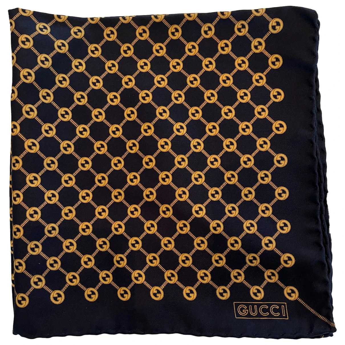 Pre-owned Gucci Silk Scarf & Pocket Square In Multicolour